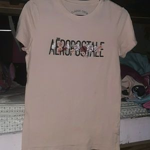 Peach AĒROPOSTALE Classic Crew Tee